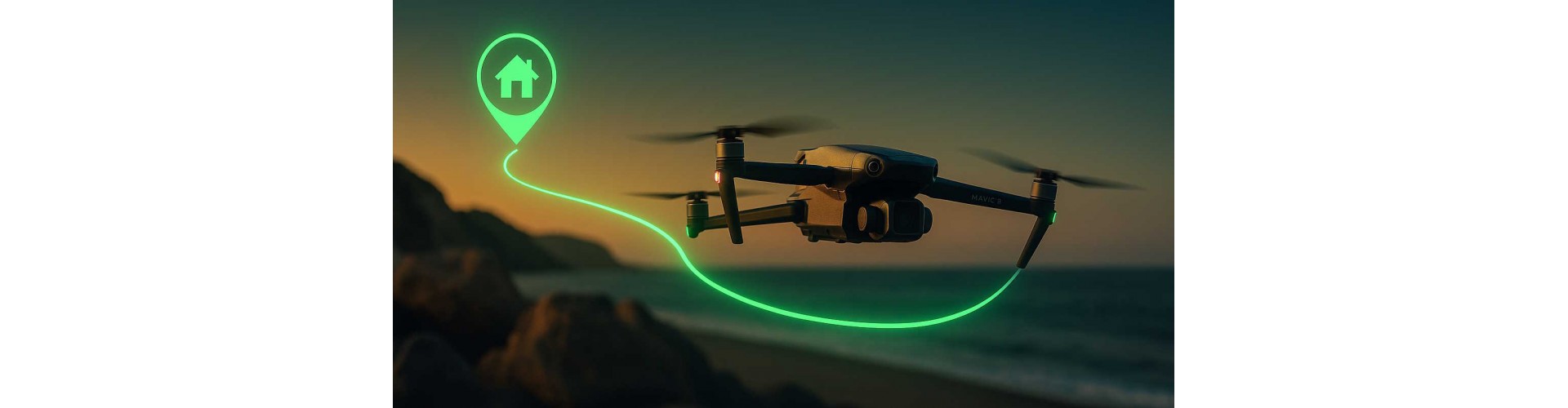 Как не потерять дрон: возврат домой, компас, датчики