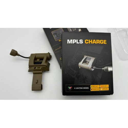 Нашлемный тактический фонарь MPLS Charge аккумуляторный в Москве
