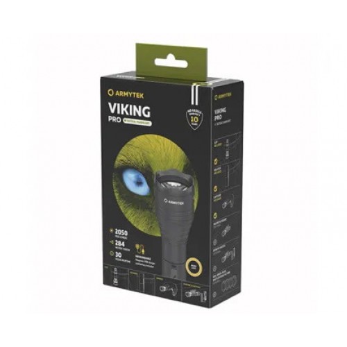 Тактический фонарь Armytek Viking Pro Magnet USB (теплый свет) 