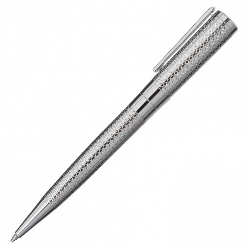 Ручка подарочная шариковая Galant ETUDE корп. серебристый детали хром узел 0,7 мм синяя 143506 (1)