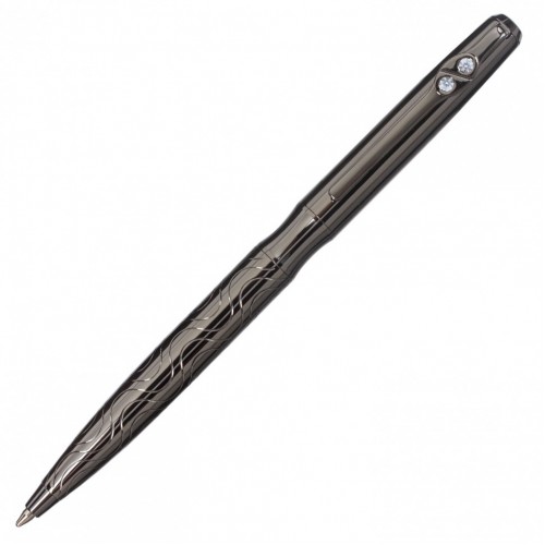 Ручка подарочная шариковая Galant NUANCE корпус оружейный металл синяя 143508 (1)