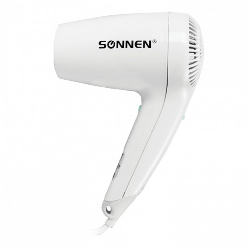 Фен для волос настенный Sonnen HD-1288D 1200 Вт пластиковый корпус 4 скорости белый 604197 (1)