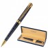 Ручка подарочная шариковая Galant TRAFORO корпус синий детали золотистые узел синяя 143512 (1)