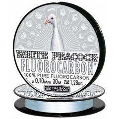 Леска Balsax White Peacock Fluorocarbon 30м 0,18