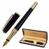 Ручка подарочная перьевая Galant LUDUS корпус черный детали золотистые 143529 (1)