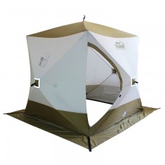 Зимняя палатка куб Следопыт Premium 1,8*1,8 м PF-TW-13 трехслойная