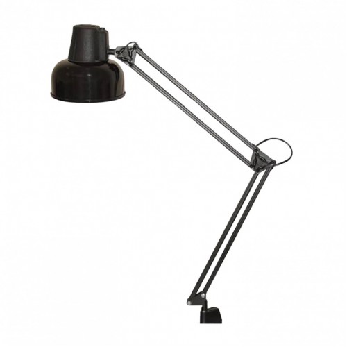 Настольная лампа светильник Бета на струбцине цоколь Е27 чёрный 236650 (1)