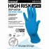 Перчатки латексные смотровые MANUAL HIGH RISK HR419 Австрия 25 пар 50 шт. размер L 631206 (1)