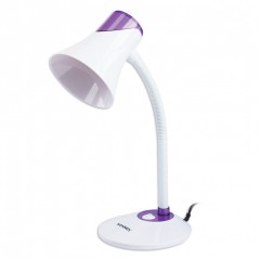 Настольная лампа-светильник Sonnen OU-607 цоколь Е27 белый/фиолетовый 236682 (1)