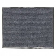 Коврик входной ворсовый влаго-грязезащитный 120х150 см толщина 7 мм серый Vortex 601710 (1)