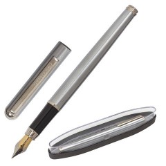 Ручка подарочная перьевая Brauberg Larghetto линия 0,5 мм синяя 143475 (2)