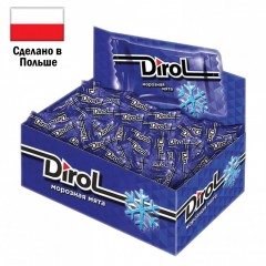 Жевательная резинка DIROL Морозная мята 50 мини-упаковок по 2 подушечки 272 г 623234 (1)