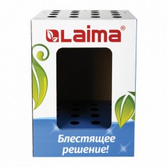 Дисплей для швабр напольный LAIMA 50х37х37 см 16 отверстий картон 504998 (1)
