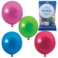 Шарики воздушные BelBal 14" (36 см) 50 шт 12 цветов металлик 1101-0025/102884 (1)