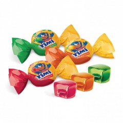Конфеты желейные TIMI Mix со вкусами яблока апельсина и малины 1000 г пакет 15880 622569 (1)