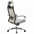 Кресло офисное Метта К-34 хром экокожа подголовник сиденье и спинка мягкие белое 532482 (1)