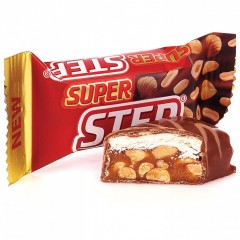 Конфеты шоколадные СЛАВЯНКА Super Step двухсл нуга с арахисом 1000 г 622600 (1)