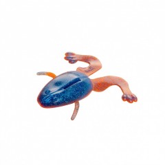 Лягушка Helios Crazy Frog 2,36"/6,0 см, цвет Star Blue & Orange 10 шт HS-22-044
