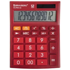Калькулятор настольный Brauberg Ultra-12-WR 12 разрядов 250494 (1)