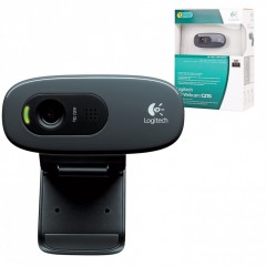 Веб-камера LOGITECH C270 1/3 Мпикс микрофон USB 20 черная рег крепеж 350834 (1)