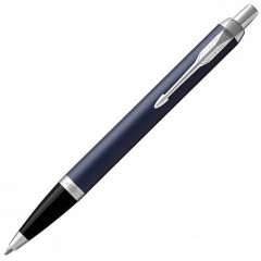 Ручка шариковая Parker IM Core Matte Blue CT темно-синий лак хром. детали синяя 1931668/142539 (1)