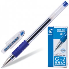 Ручка гелевая с грипом Pilot G-1 Grip 0,3 мм синяя BLGP-G1-5/140200 (12)