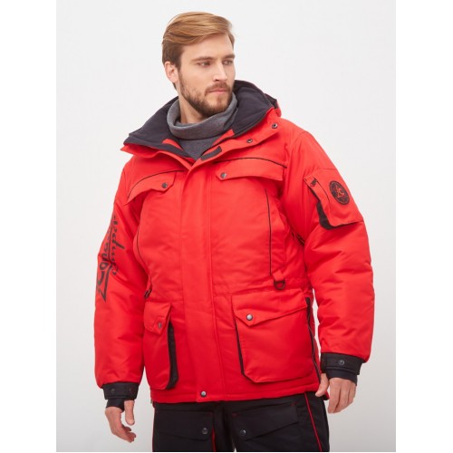 Зимний костюм для рыбалки Canadian Camper Snow Lake Pro цвет Black/Red (L) в Москве
