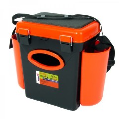 Ящик для зимней рыбалки Helios FishBox односекционный 10л оранжевый