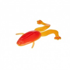 Лягушка Helios Crazy Frog 3,55"/9,0 см, цвет Orange & Yellow 4 шт HS-23-015