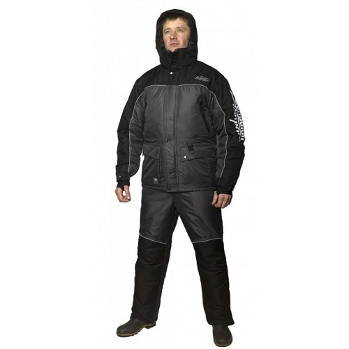 Зимний костюм для рыбалки Canadian Camper Denwer Pro цвет Black/Gray (3XL) в Москве