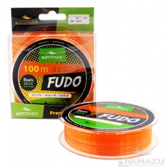 Леска Namazu Fudo, 100 м, 0,35 мм, до 10,00 кг, оранжево-желтая NF100-0,35