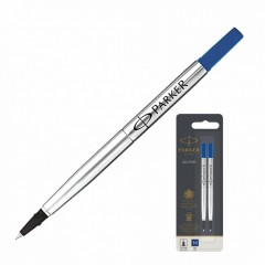Стержень для ручки-роллера Parker "Quink RB" к-т 2 шт. метал. 116 мм узел 0,7 мм синий 170382 (1)
