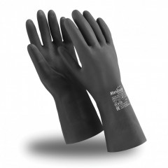Перчатки неопреновые MANIPULA ХИМОПРЕН х/б напыление К80/Щ50 10-10,5 XL черные 608575 (1)