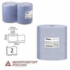 Бумага протирочная Veiro комп. 2 шт. 1000 л. в рулоне 33х35 см 2-слойная Comfort 127104 (1)