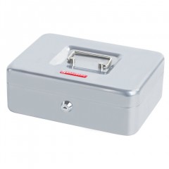 Ящик для денег Brauberg 90х180х250 мм серебристый 291059 (1)