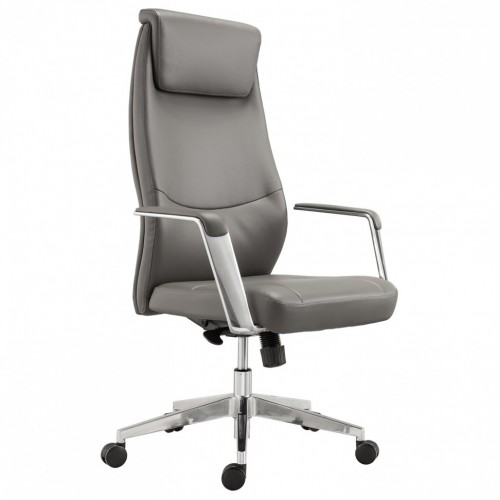 Кресло офисное Brabix Premium Jazz EX-757 алюминий экокожа серое 532490 (1)