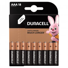 Батарейки алкалиновые Duracell Basic LR03 (AAA) 18 шт 81483686 (453559) (2)