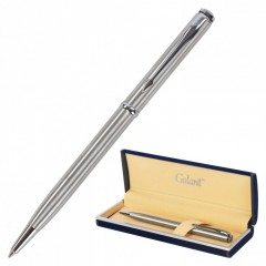 Ручка подарочная шариковая GALANT Arrow Chrome 0,7 мм синяя 140408 (1)