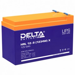 Аккумуляторная батарея для ИБП 12 В 9 Ач 151х65х94 мм DELTA HRL 12-9 12-34W X 354899 (1)