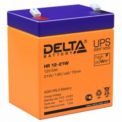 Аккумуляторная батарея для ИБП 12 В 5 Ач 90х70х101 мм DELTA HR 12-21 W 354902 (1)