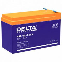 Аккумуляторная батарея для ИБП 12 В 7,2 Ач 151х65х94 мм DELTA HRL 12-72 X 354904 (1)