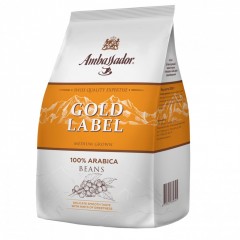 Кофе в зернах AMBASSADOR Gold Label 1 кг арабика 100% 622229 (1)